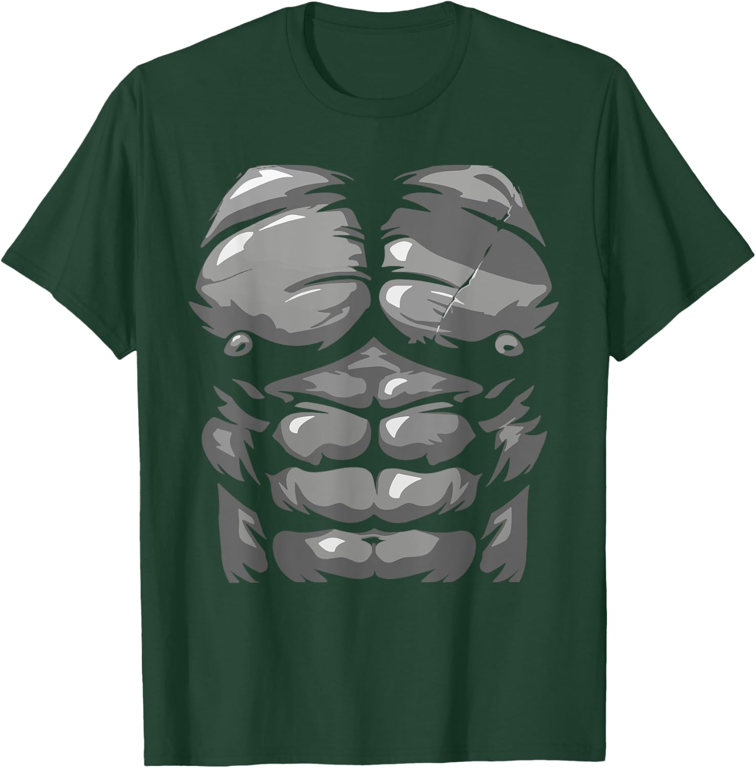 Funny Halloween Shirt Kid Adult Monkey Gorilla Chest Costume T-Shirt - T-Shirt | Forest