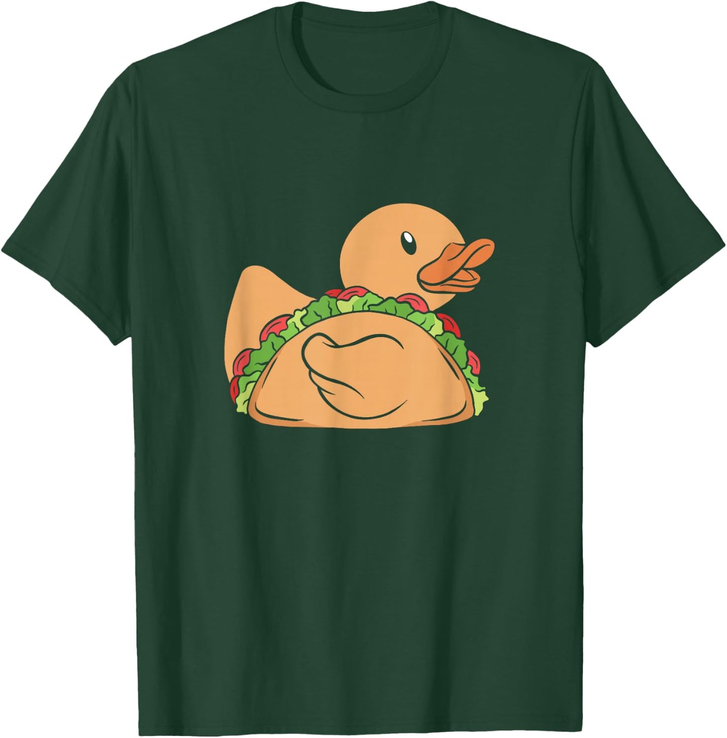 Rubber Duck Funny Taco Duck T-Shirt - T-Shirt | Forest