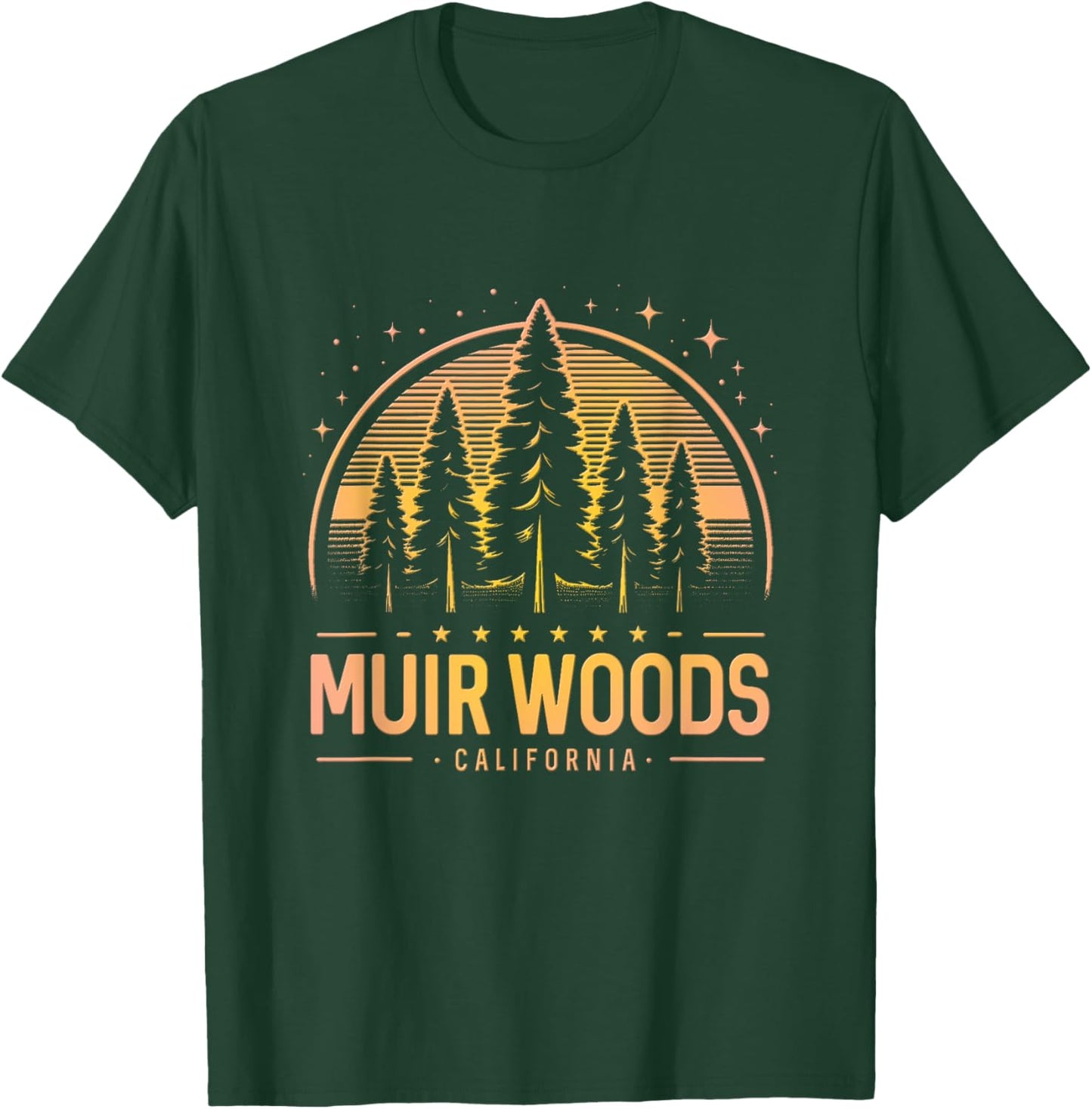 Muir Woods | Muir Woods California | Muir Woods CA Trekking T-Shirt - T-Shirt | Forest