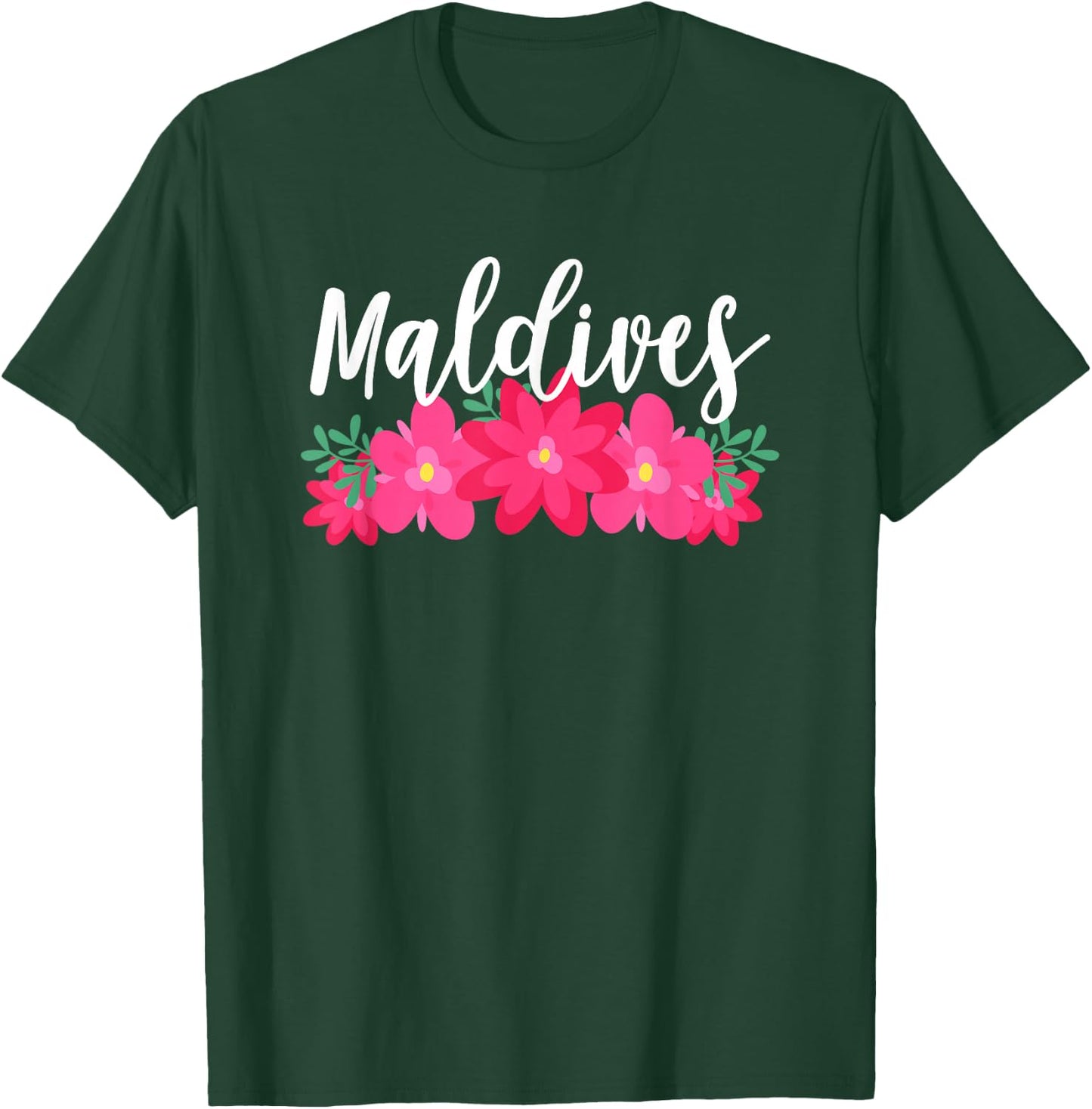 Maldives Tropical Vacation T-Shirt - T-Shirt | Forest
