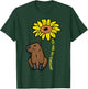 Capybara Sunflower You Are My Sunshine Capy Women Girls Kids T-Shirt - T-Shirt | Forest