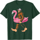Pool party bigfoot flamingo float sasquatch pink float women T-Shirt - T-Shirt | Forest