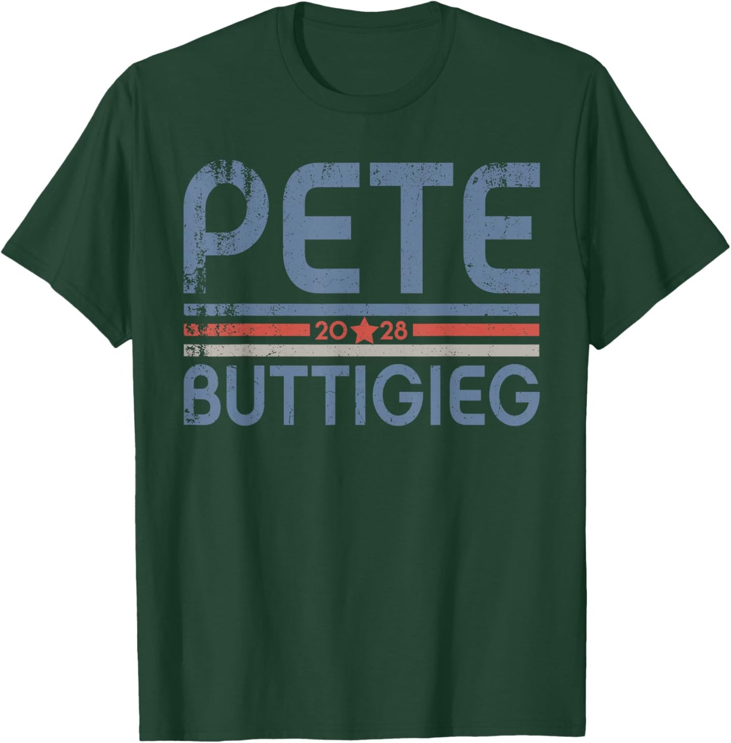 Buddigieg For President 2028, Pete Buttigieg 2028 Vintage T-Shirt - T-Shirt | Forest