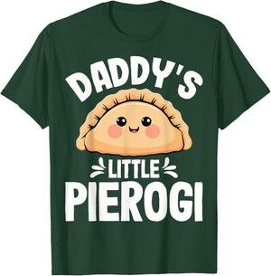 Kids Daddy's Little Pierogi - Polish Pierogis Lover Dad T-Shirt - T-Shirt | Forest