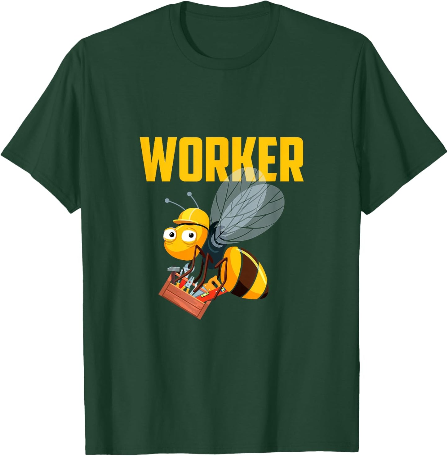 Funny Beekeeper Worker Bee Honey Comb Gift Men Women Kids T-Shirt - T-Shirt | Forest