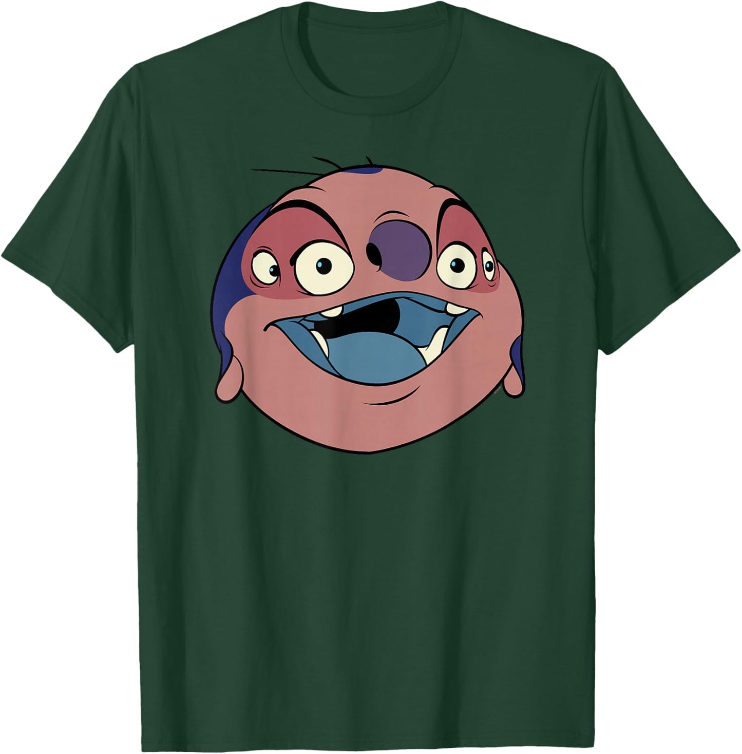 Disney Lilo & Stitch Jumba Jookiba Smiling Big Face Costume T-Shirt - T-Shirt | Forest
