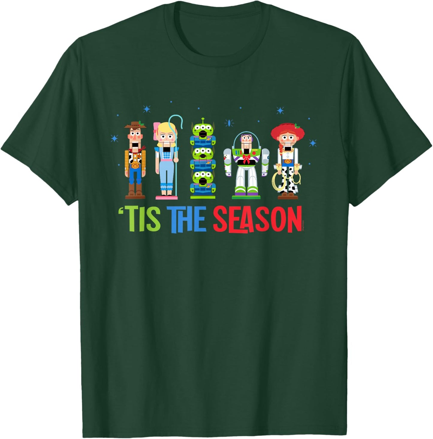 Disney and Pixar’s Toy Story Christmas Holiday Nutcrackers T-Shirt - T-Shirt | Forest