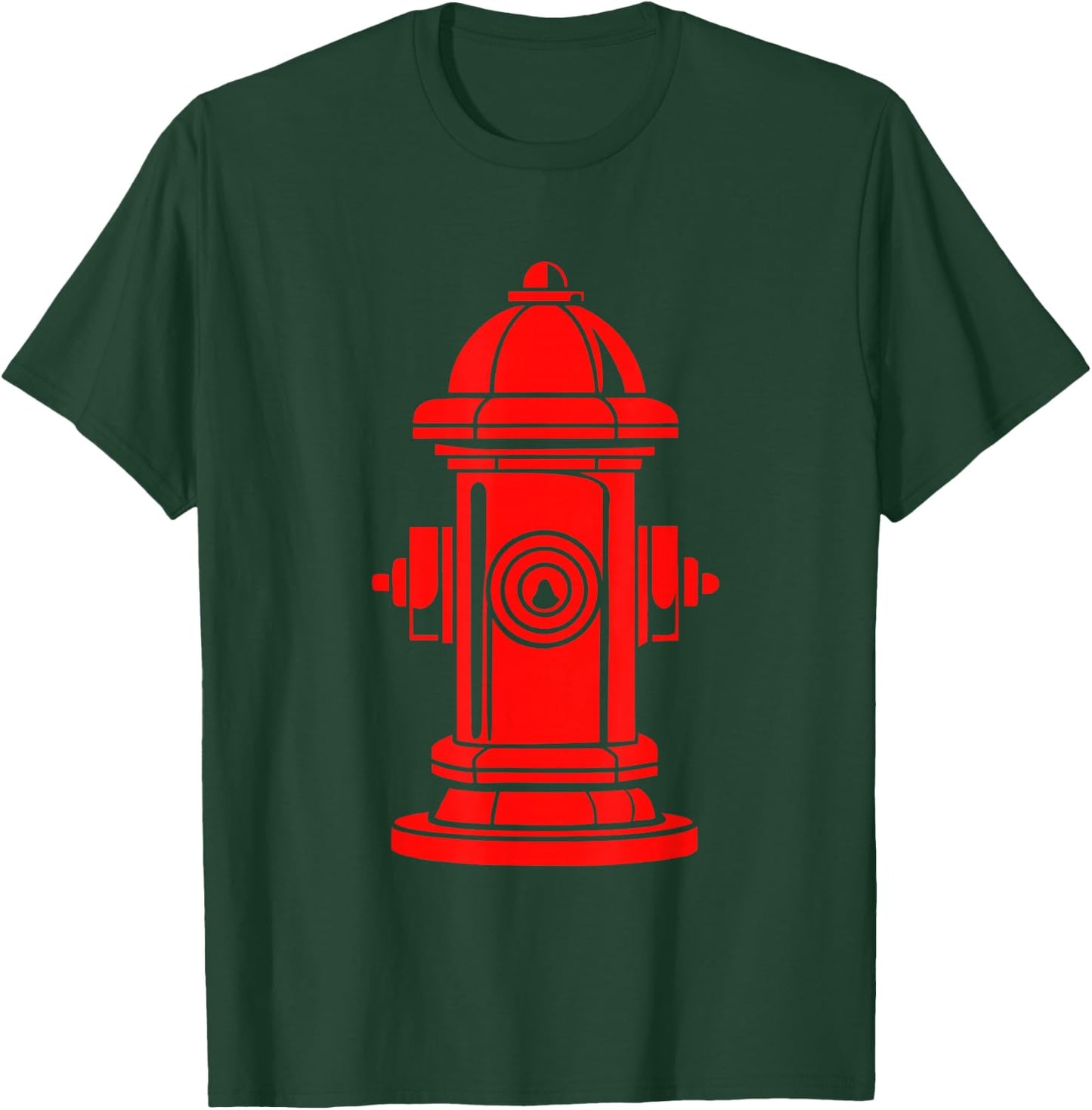 Fire Hydrant for Firefighter Costume Halloween Party T-Shirt - T-Shirt | Forest