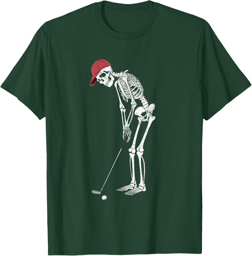 Golf Skeleton Halloween Player Catcher Boys Kids