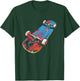 Skateboard Graphic T-Shirt - T-Shirt | Forest