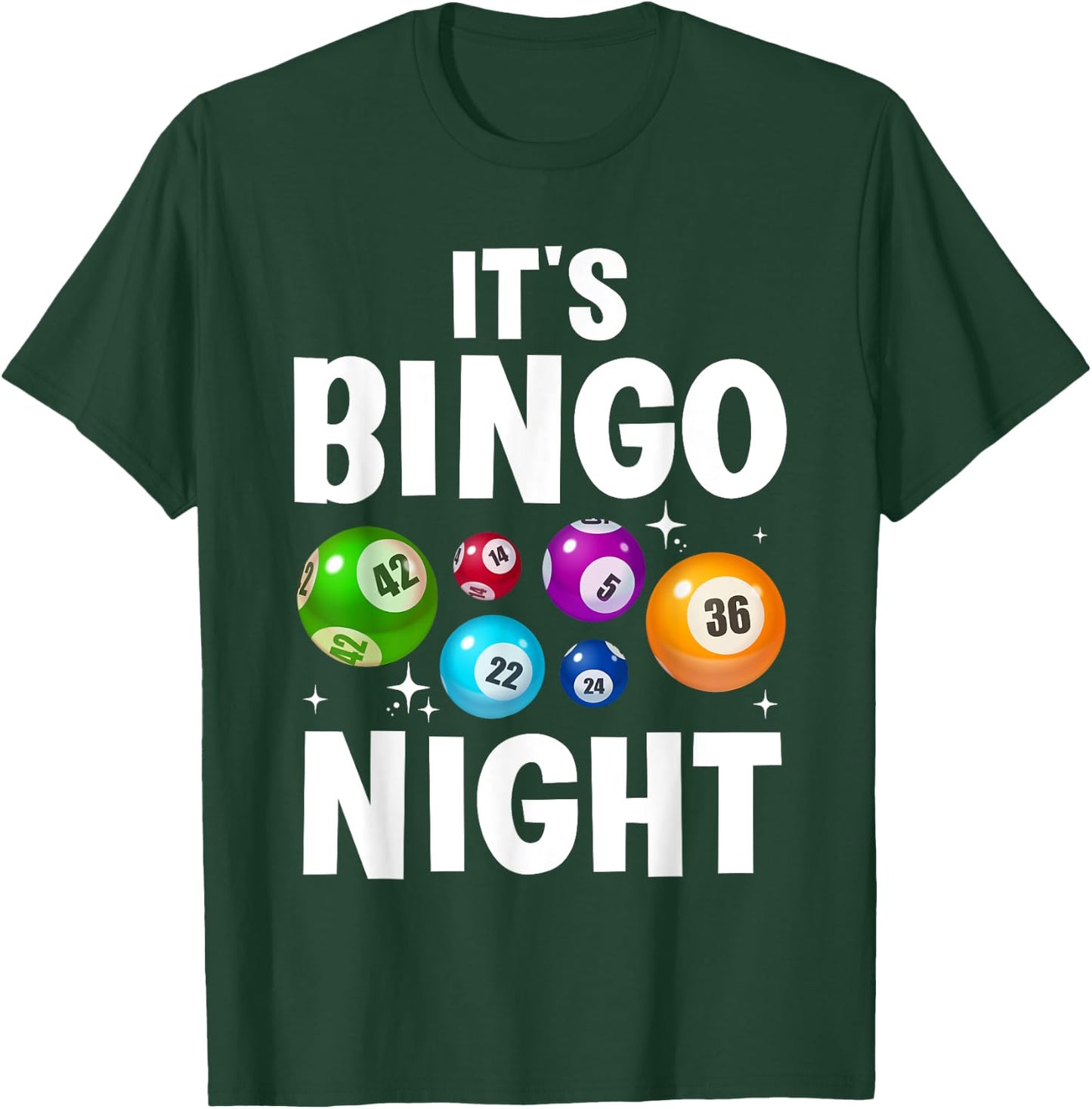 Bingo Night Novelty Women Bingo Lover Bingo Player T-Shirt - T-Shirt | Forest