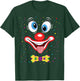 Carnival Clown Face Circus Costume Kids Men Women Carnivals T-Shirt - T-Shirt | Forest