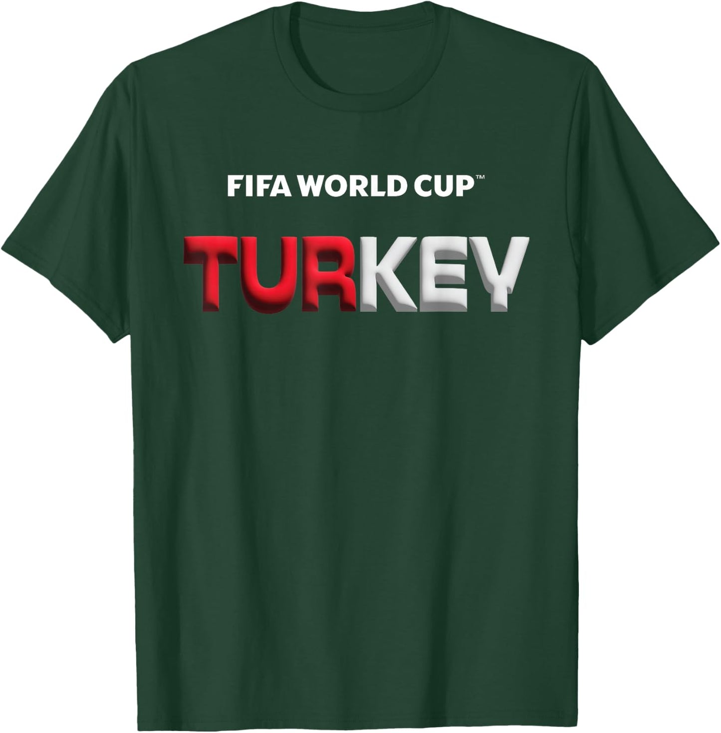 FIFA World CUP26 Turkey Bubble Color T-Shirt - T-Shirt | Forest