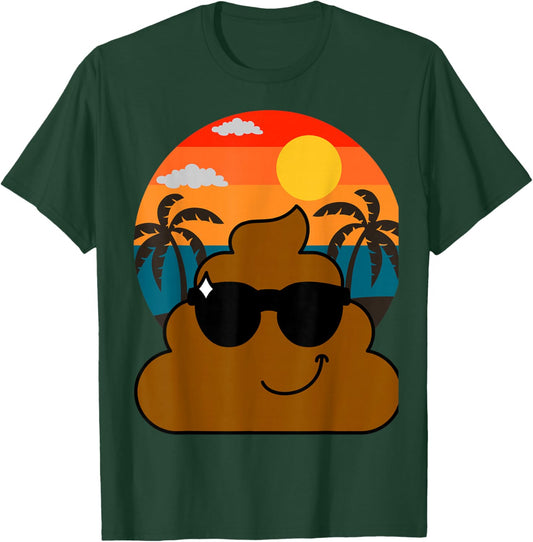 POOP EMOTICON Birthday party favors Poo for Kids T-Shirt - T-Shirt | Forest