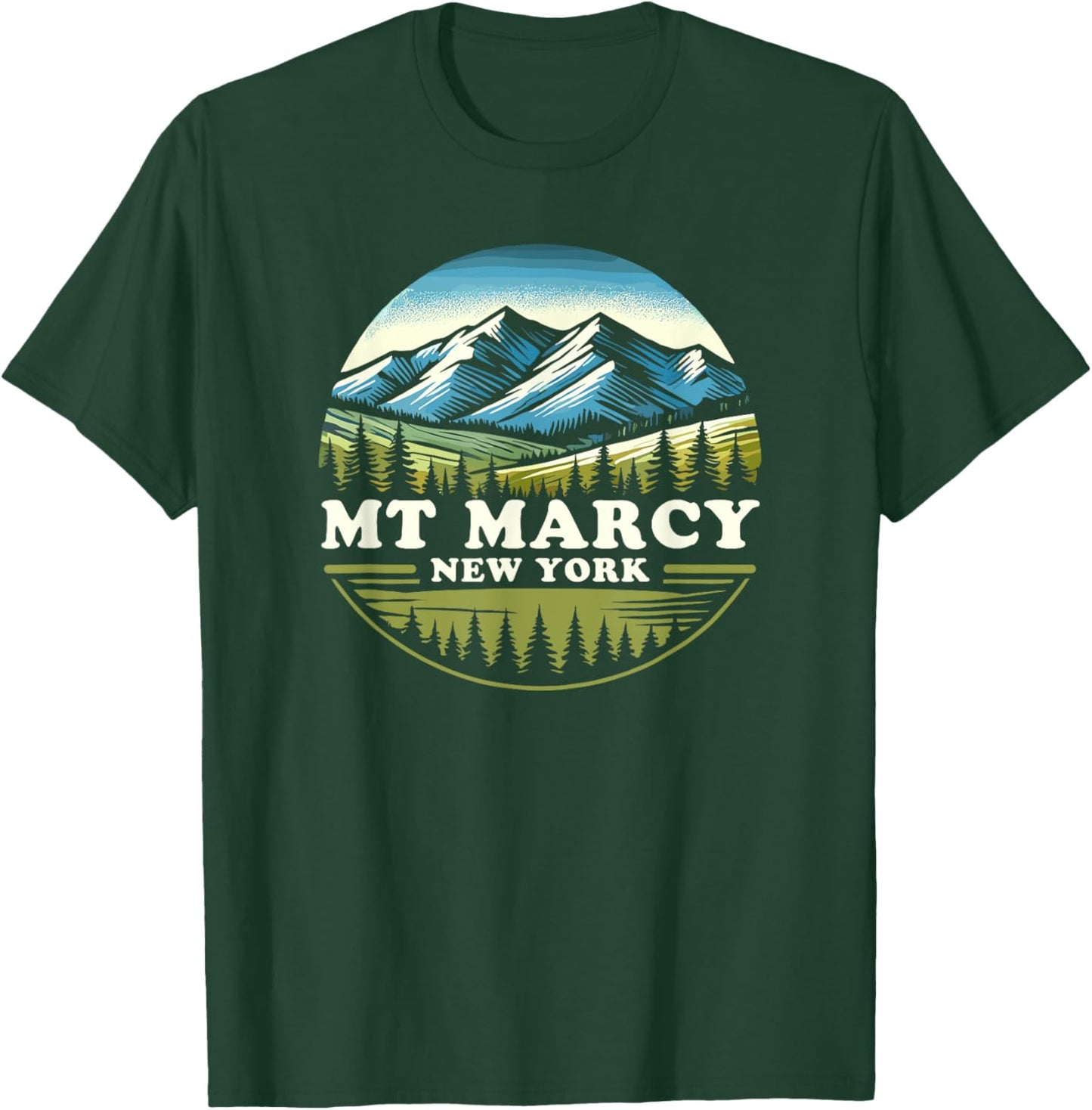 Mount Marcy New York, Mt Marcy, Mount Marcy T-Shirt - T-Shirt | Forest