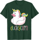 Duck Unicorn - Duckycorn Women Girls Unicorn Rubber Duck T-Shirt - T-Shirt | Forest