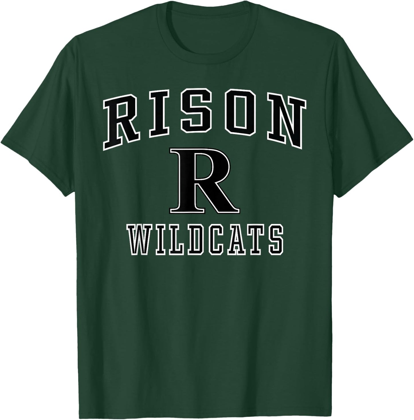 Rison High School Wildcats C1 T-Shirt - T-Shirt | Forest