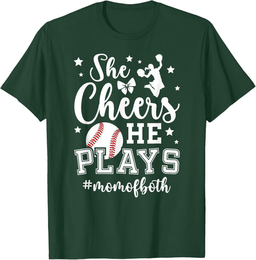 She Cheers He Plays Mom Of Both Cheer And Baseball Mom