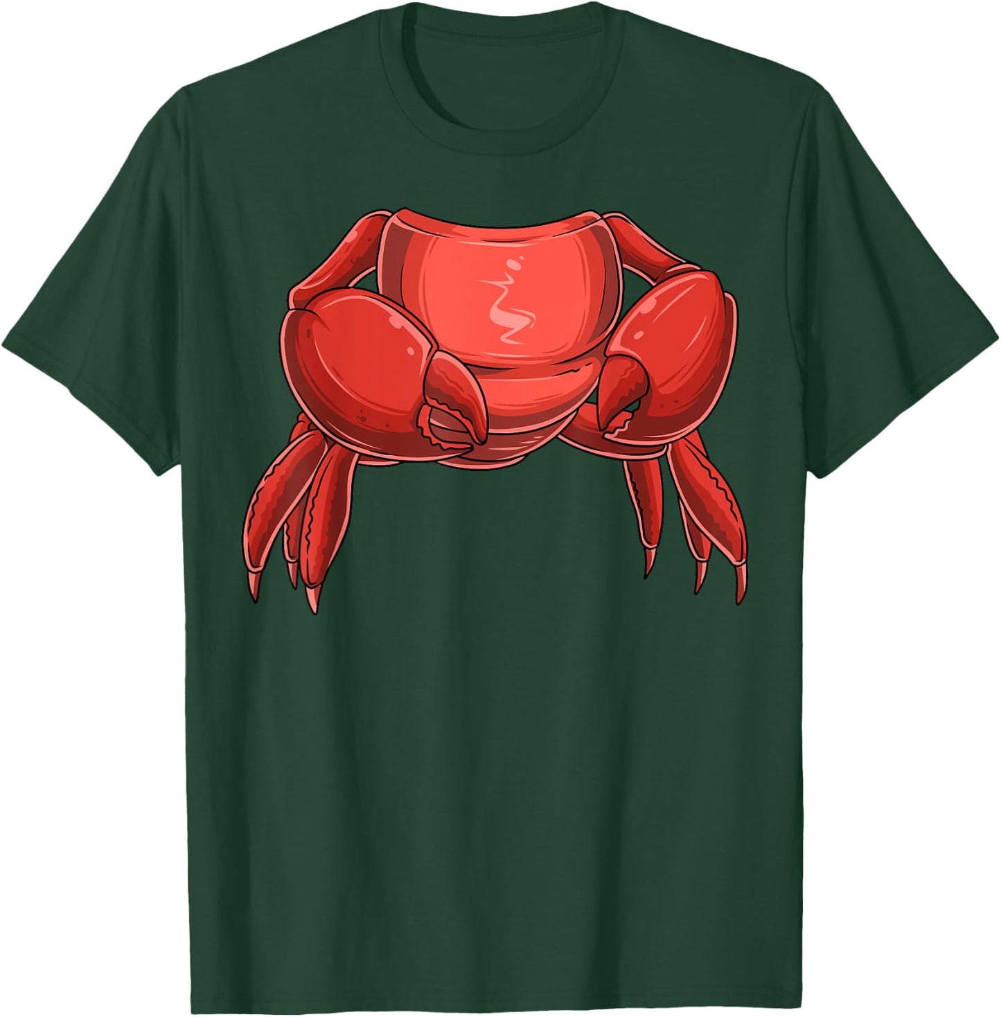Easy Crab Costume Crab Body Headless Crab Costume T-Shirt - T-Shirt | Forest