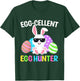 Eggcellent Egg Hunt Easter Bunny Toddler Boys Girls Funny T-Shirt - T-Shirt | Forest
