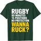 Hilarious Rugby Player Rugby Pun Rugby T-Shirt - T-Shirt | Forest