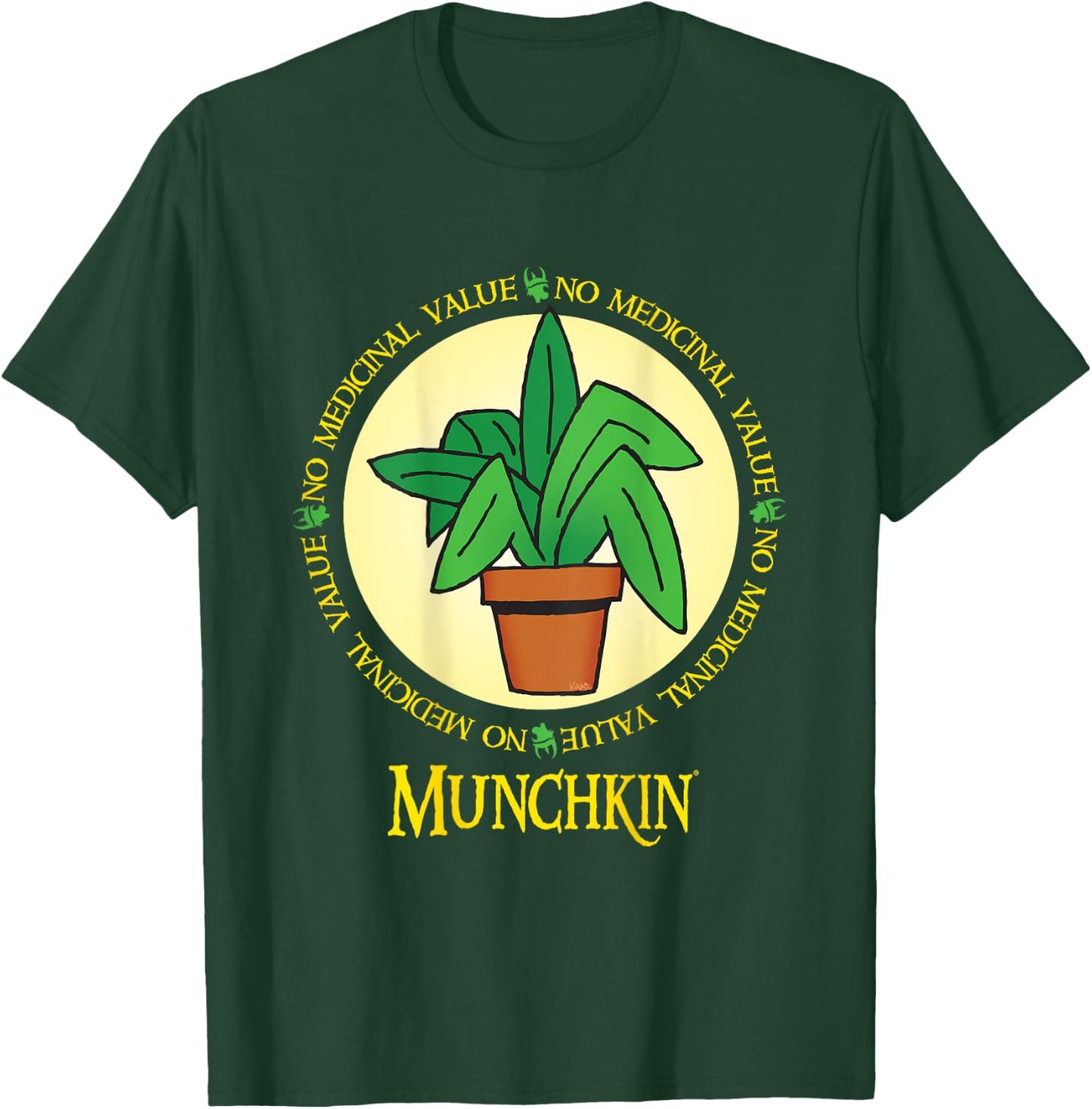 Munchkin Potted Plant T-Shirt - T-Shirt | Forest