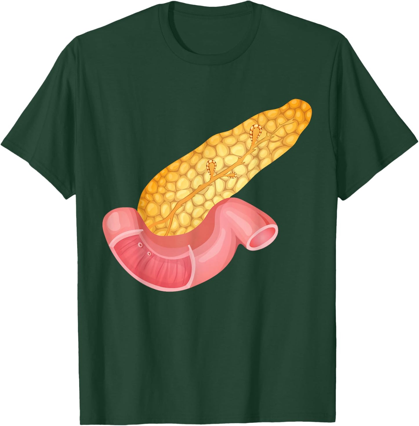 Human Body Organs Anatomy Group Costumes - Pancreas Costume T-Shirt - T-Shirt | Forest