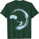 Kite Surfing - Kiter in Wave in the Sea on the Beach Kitesurfer T-Shirt - T-Shirt | Forest