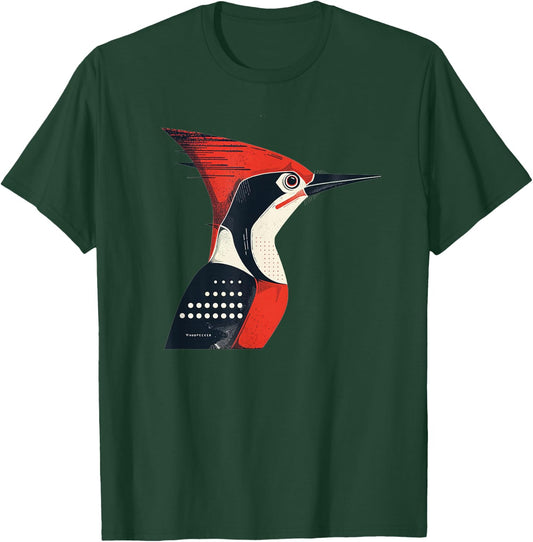 Funny Woodpecker Face Costume for Boys and Girls T-Shirt - T-Shirt | Forest