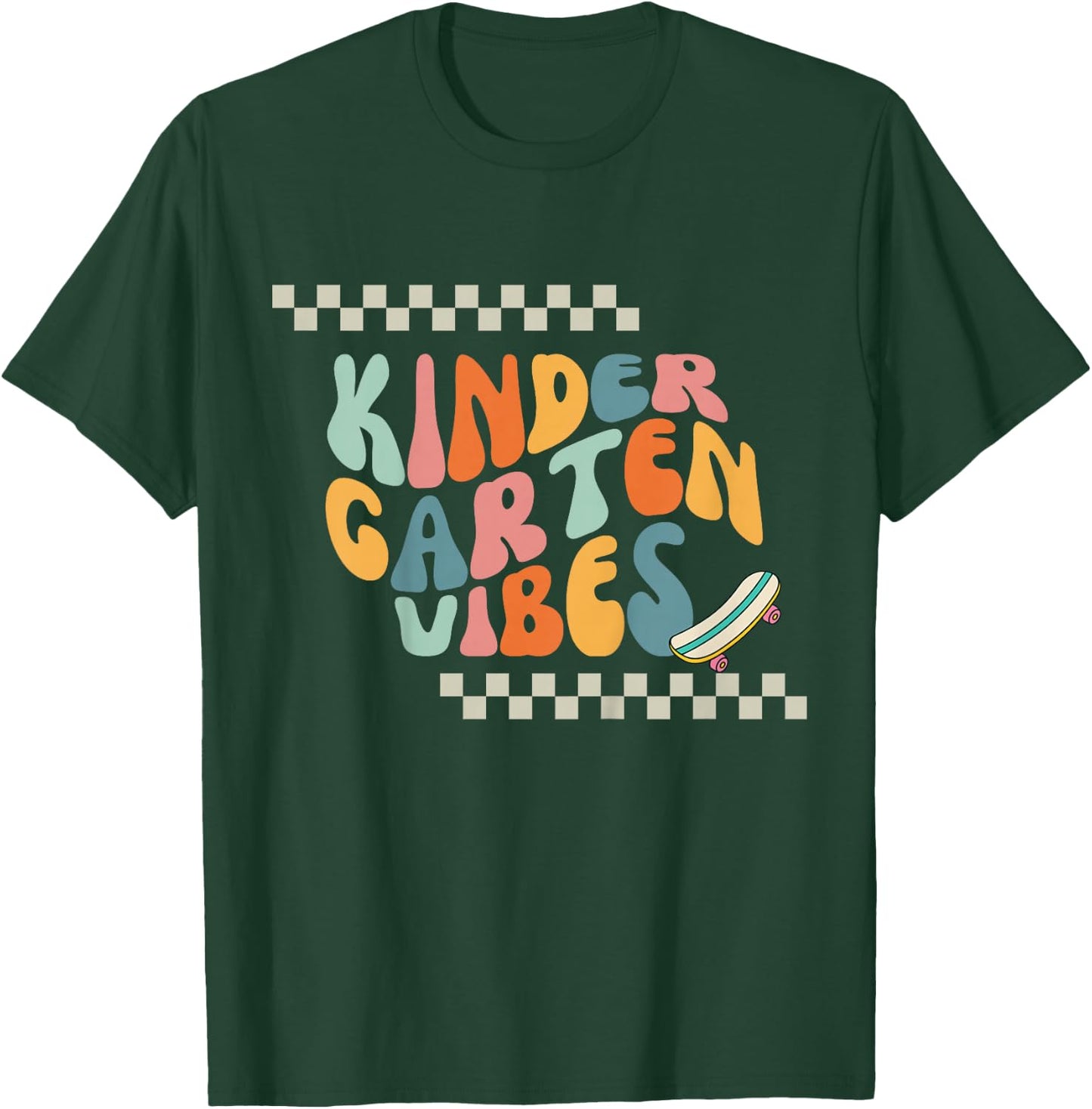 Youth Kindergarten Vibes T-Shirt - T-Shirt | Forest
