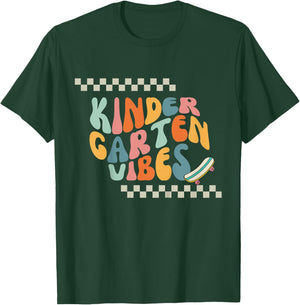 Youth Kindergarten Vibes T-Shirt - T-Shirt | Forest