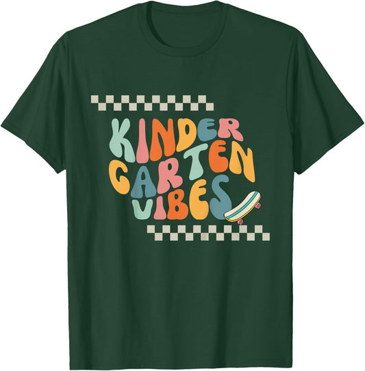 Youth Kindergarten Vibes T-Shirt - T-Shirt | Forest