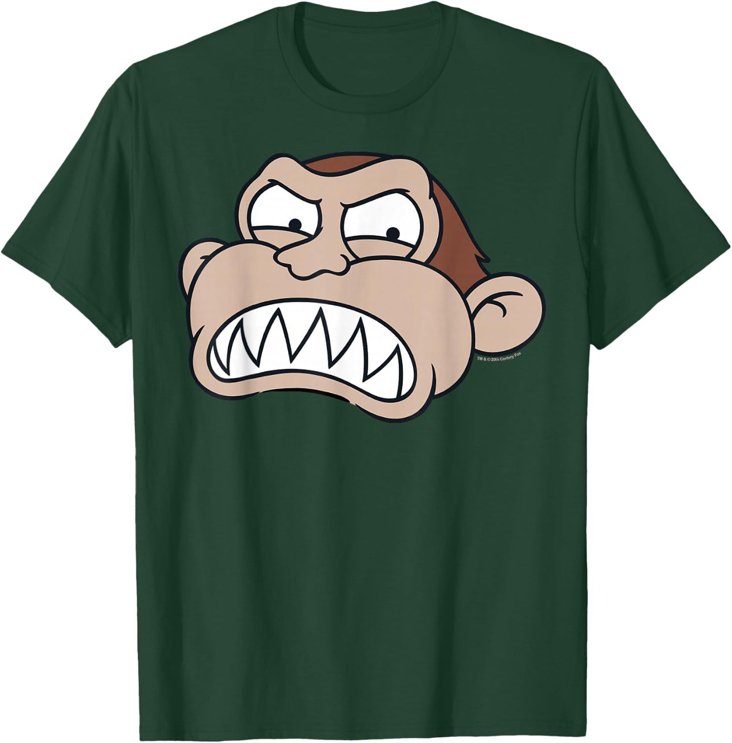 Family Guy Evil Monkey Angry Big Face Big Chest Portrait T-Shirt - T-Shirt | Forest