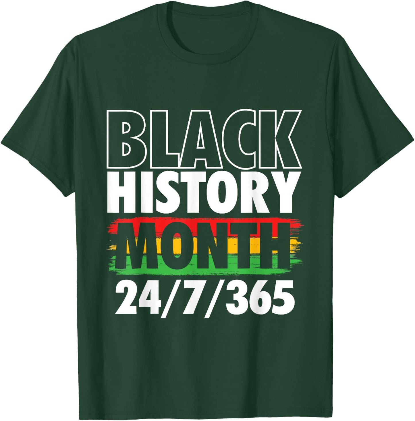 Black History Month - MLK Day African Roots Civil Rights T-Shirt - T-Shirt | Forest