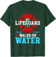 Jesus Christ Christian My Lifeguard Walks On Water T-Shirt - T-Shirt | Forest