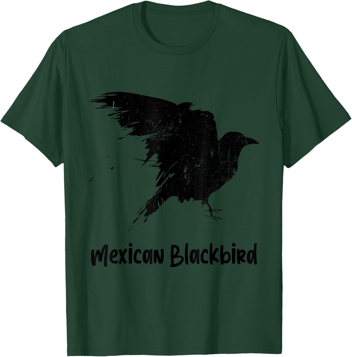 Mexican Blackbird - Raven from Mexico - Funny T-Shirt - T-Shirt | Forest