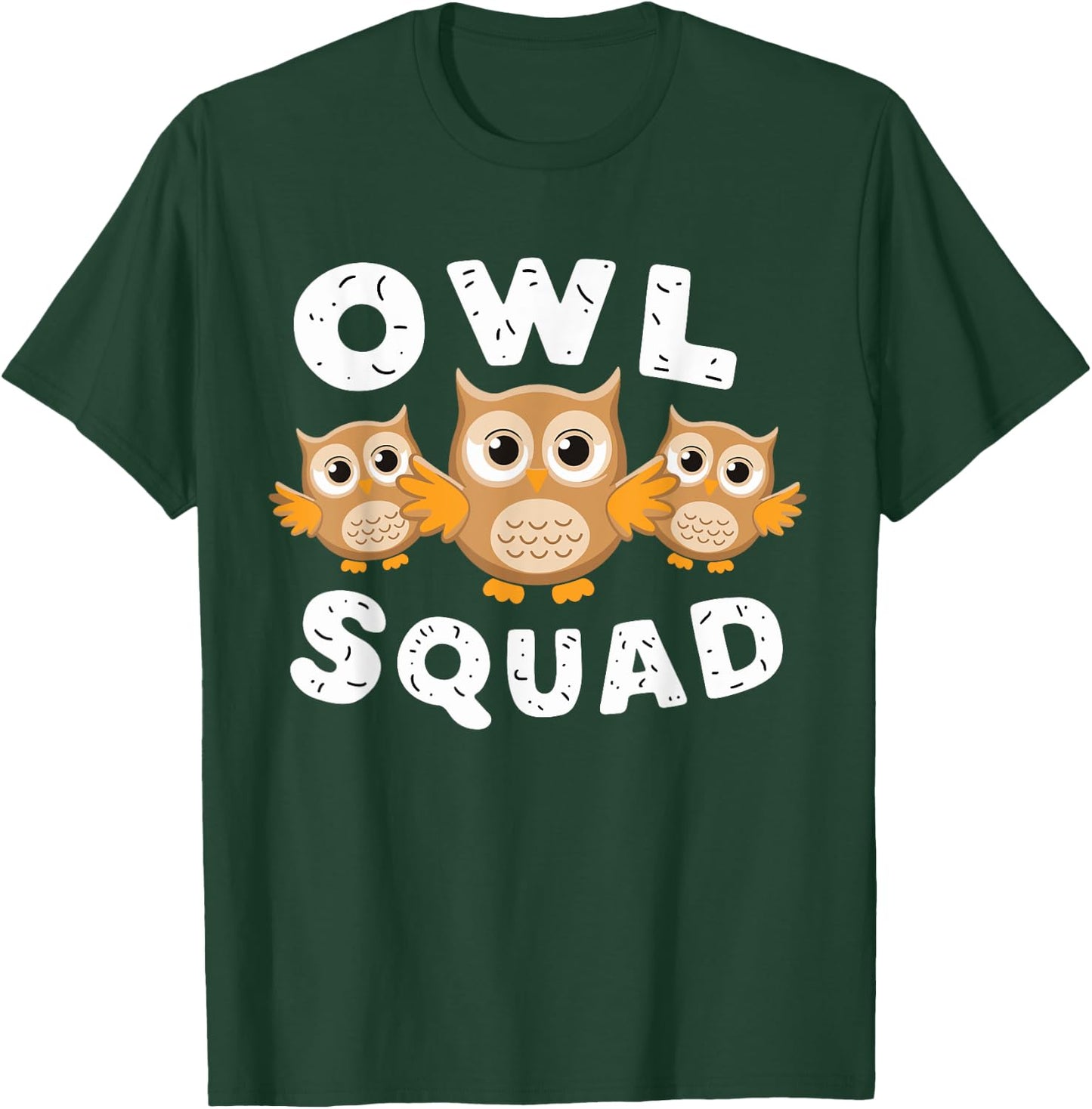 Owl Squad for Owl Lover Shirt | Cool Owl T-Shirt - T-Shirt | Forest