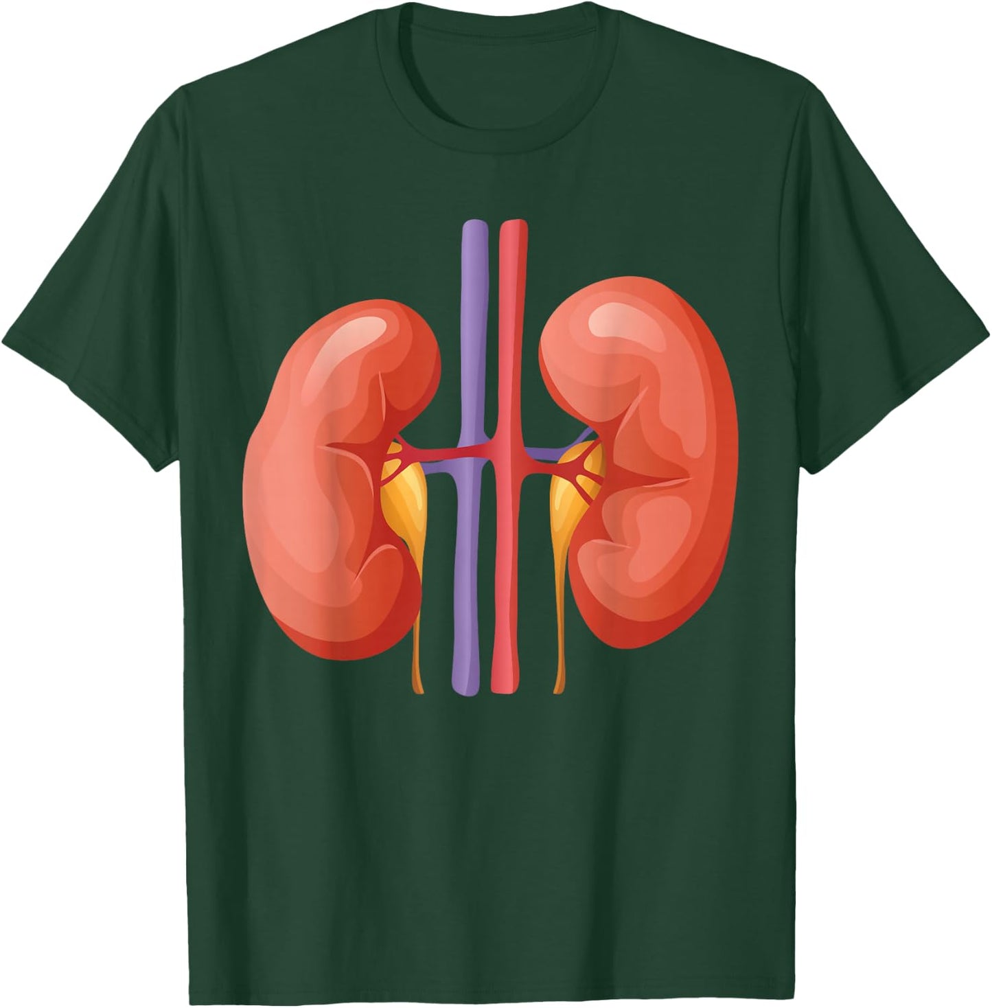 Human Body Organs Anatomy Group Costumes - Kidneys Costume T-Shirt - T-Shirt | Forest