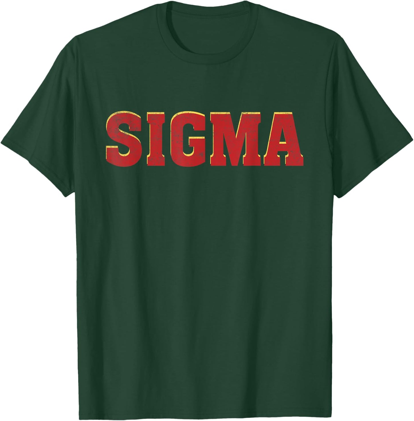 Sigma Funny Influencer Brain Rot Slang Words Rizz God Alpha T-Shirt - T-Shirt | Forest