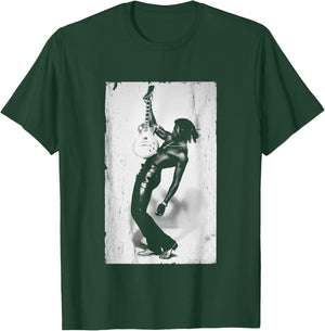 Singer Seal Guitar Studio Shot Distress By Simon Fowler T-Shirt - T-Shirt | Forest