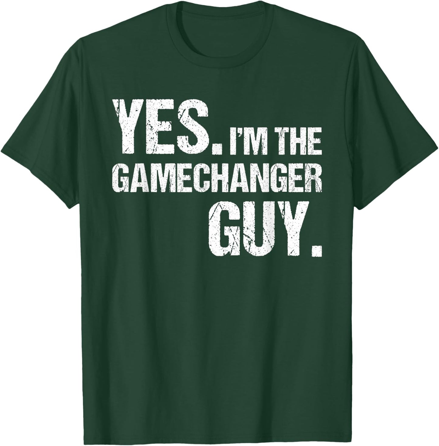 Yes I'm The Gamechanger Guy, Funny Baseball Boys T-Shirt - T-Shirt | Forest