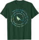 Blackbirds Singing In The Dead Of Night Vintage Funny Birds T-Shirt - T-Shirt | Forest