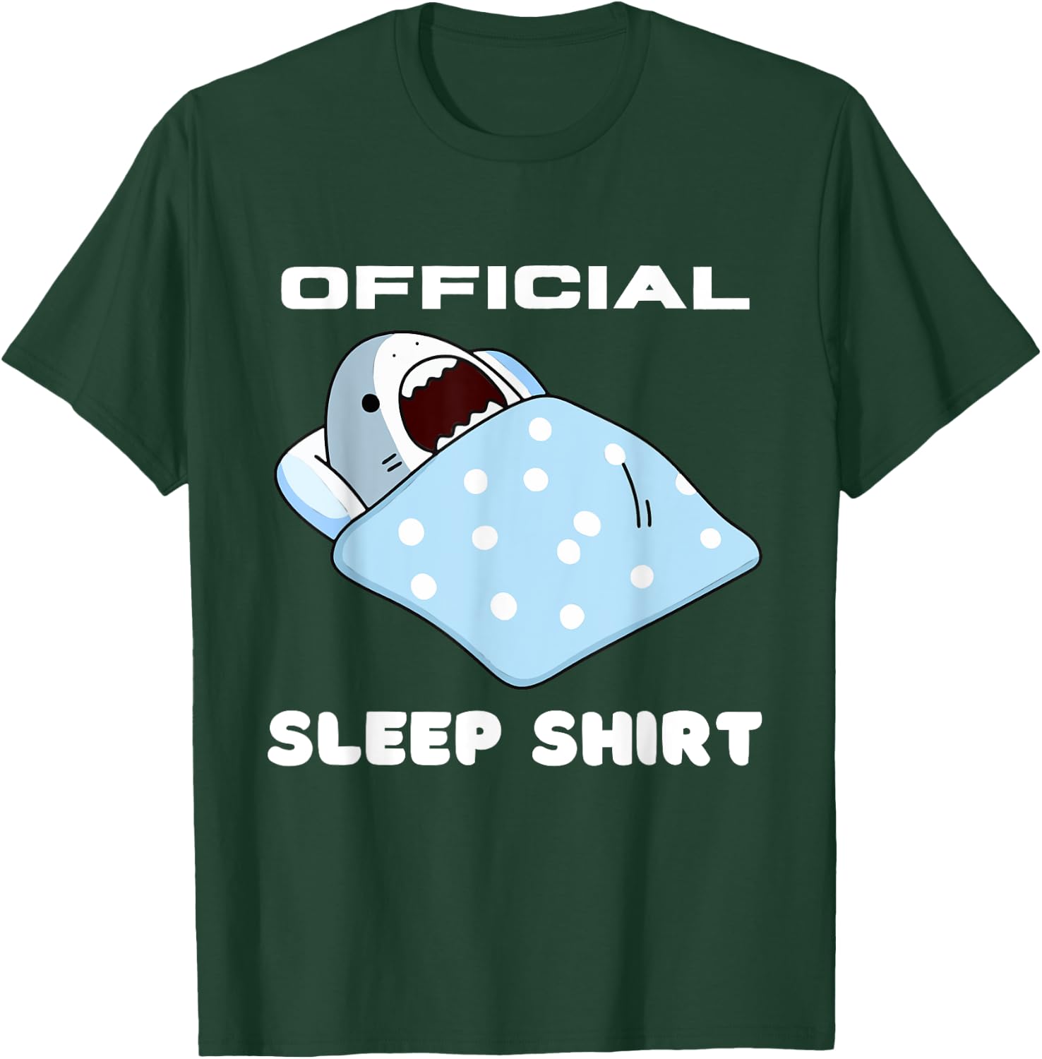 Shark Official Napping Pajamas Nightgown T-Shirt - T-Shirt | Forest