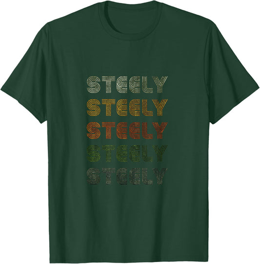 Love Heart Steely Grunge Vintage Style Black Steely T-Shirt - T-Shirt | Forest
