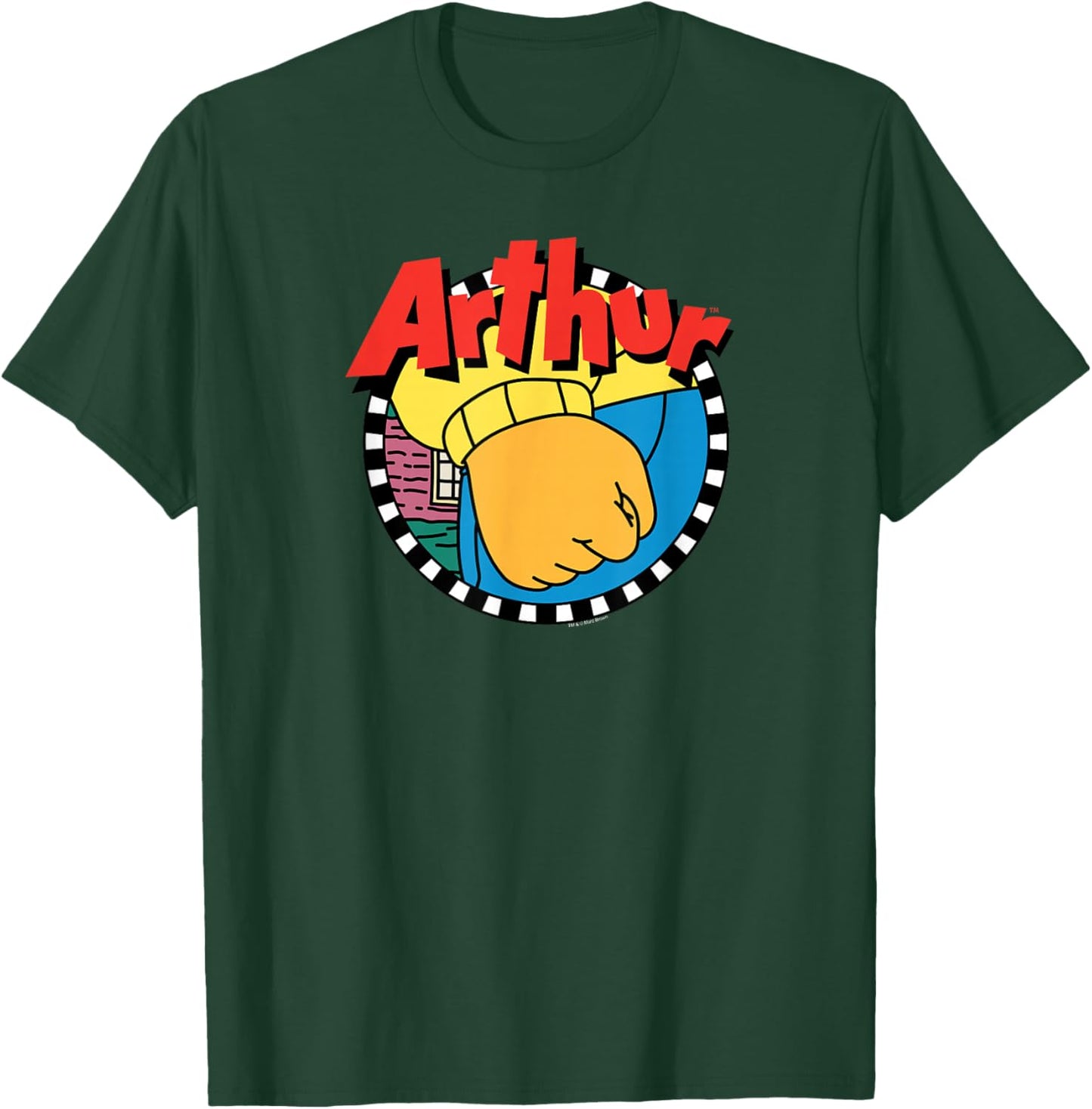 Arthur Logo With Fist T-Shirt - T-Shirt | Forest