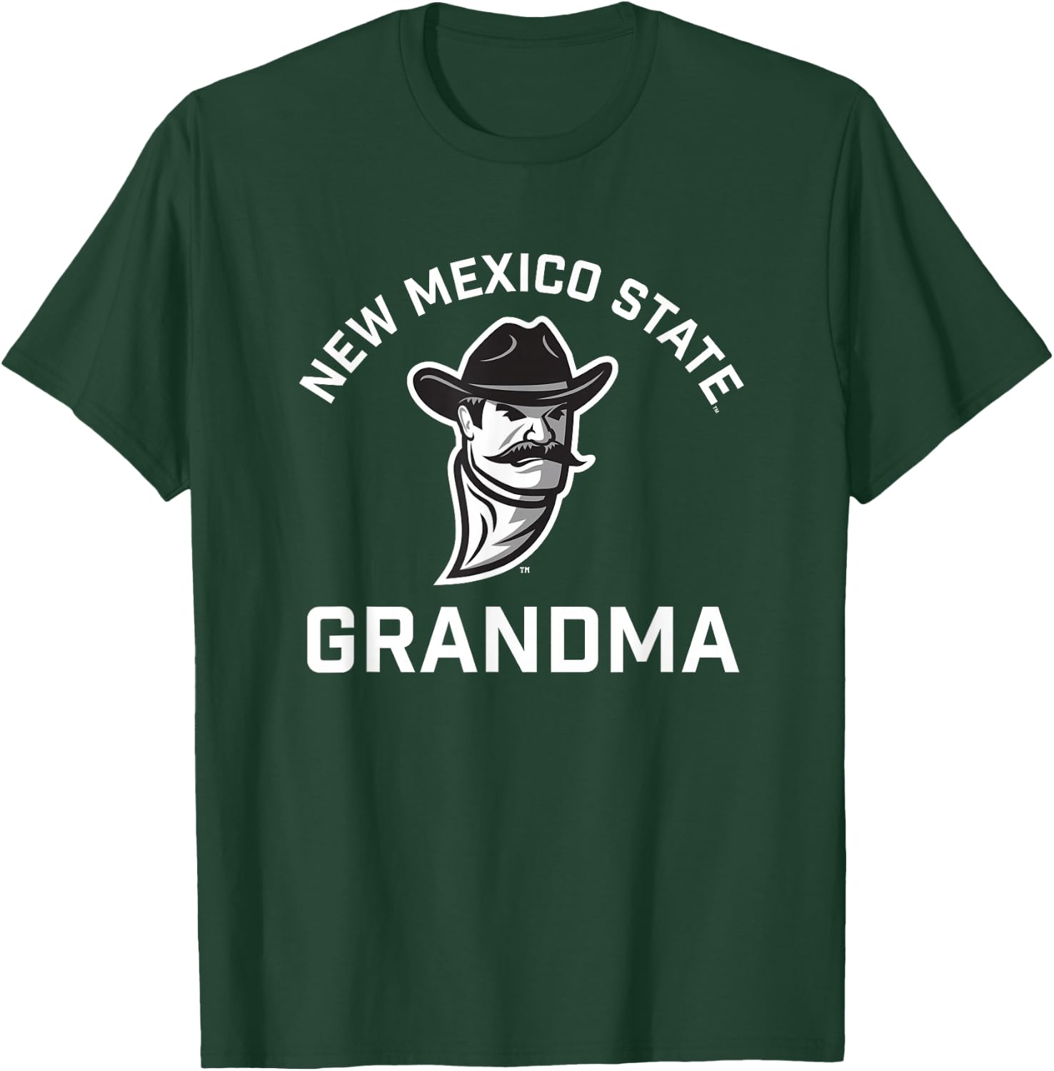 New Mexico State University NMSU Aggies Arched Grandma T-Shirt - T-Shirt | Forest