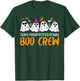 Halloween Team Paraprofessional Boo Crew Para Costume Women T-Shirt - T-Shirt | Forest