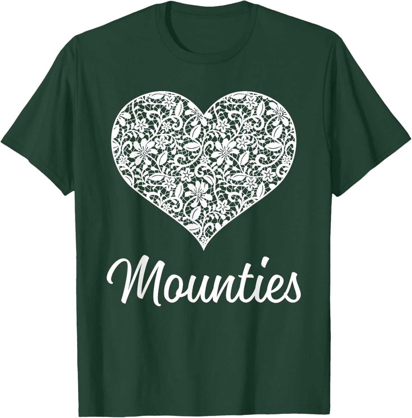 Mounties Northwest Lace Heart HS T-Shirt - T-Shirt | Forest