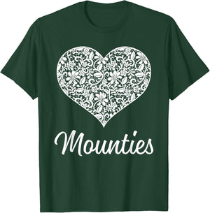 Mounties Northwest Lace Heart HS T-Shirt - T-Shirt | Forest