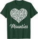 Mounties Northwest Lace Heart HS T-Shirt - T-Shirt | Forest